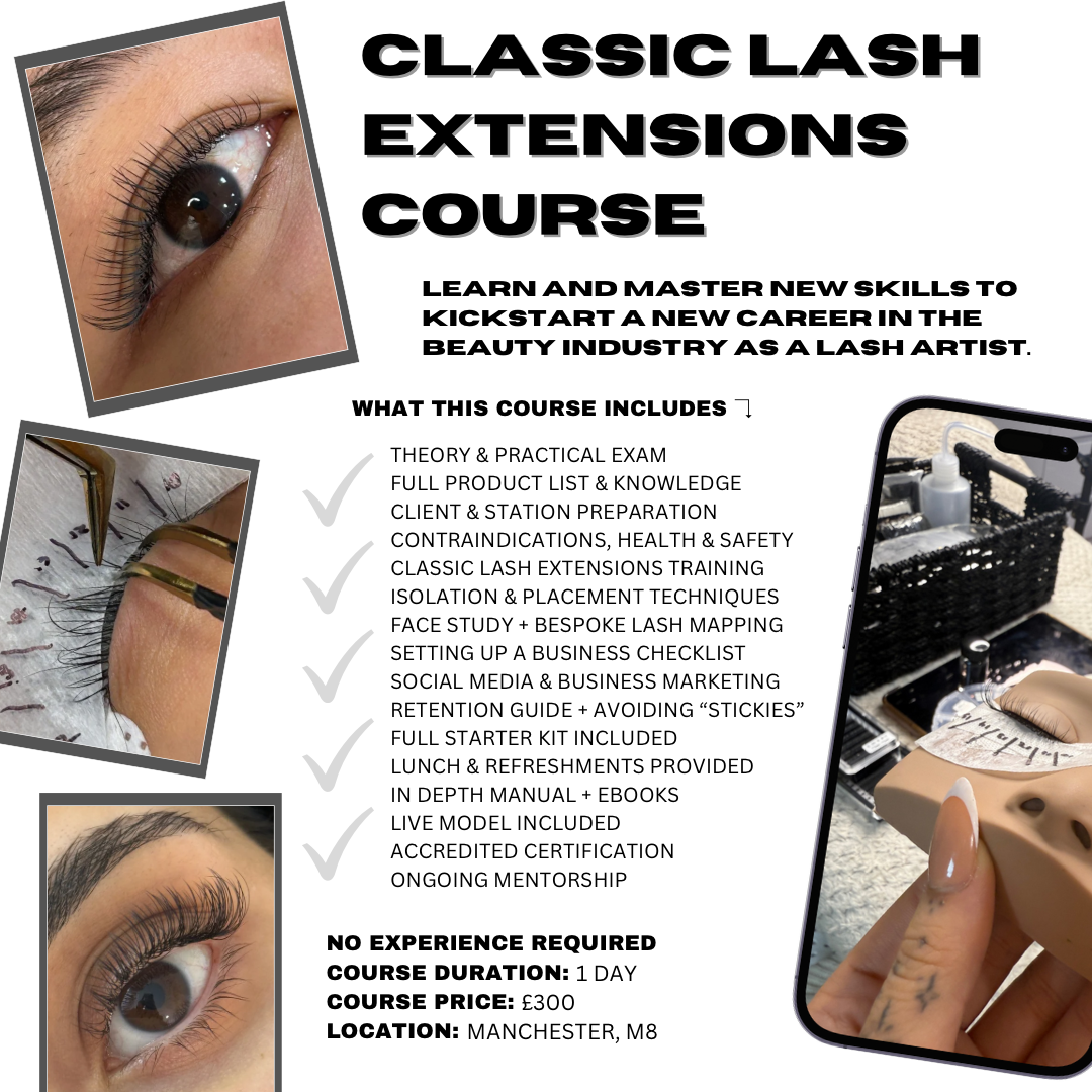 LASH EXTENSIONS TRAINING COURSES