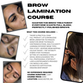 Brow Lamination Training Course